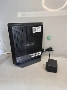 NETGEAR Nighthawk AC1900 Wi-Fi Cable Modem Router Combo C7000v2 - Afbeelding 1 van 2