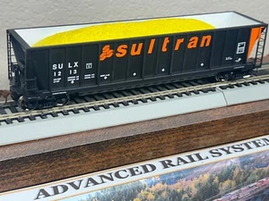 SULTRAN - SULPHUR TRAIN 50ft BATHTUB OPEN TOP ROTARY HOPPER 5 pack HO SCALE NEW - Picture 1 of 12