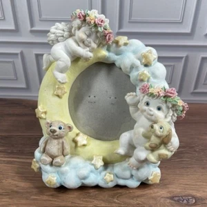 Dreamsicles Halbmond Mond Bilderrahmen für ein 3 Zoll Foto Vintage 1997 - Bild 1 von 7