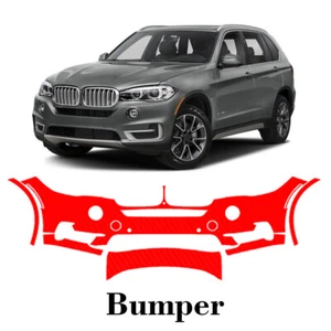 Front bumper PreCut PPF Paint Protection Film For BMW X5 2014-2018 - Picture 1 of 6