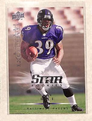 2008 Upper Deck Rookie Exclusive #RE42 Ray Rice RC NM - Image 1 of 2