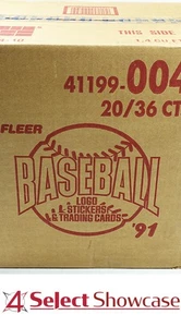 1991 FLEER BASEBALL 20-BOX WAX CASE FACTORY SEALED - Picture 1 of 7