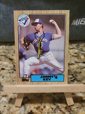 1987 Topps Jimmy's Key - Jimmy Key pintado en tarjeta personalizado - ACEO - #29 Foto 1 de 2