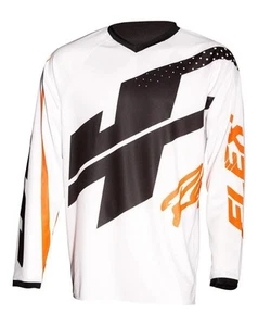 JT RACING-USA HiLo Jersey, Whie Orange Black LGE - Picture 1 of 1