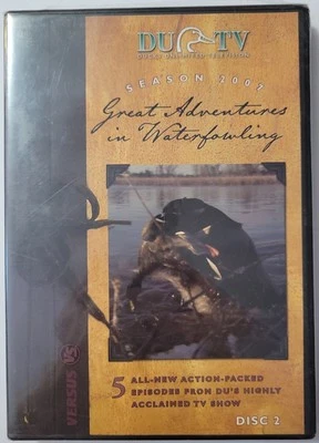 NEW Great Adventures in Waterfowling Season 2007 DUTV DISC 2 Ducks Unlimited DVD Foto 1 de 2