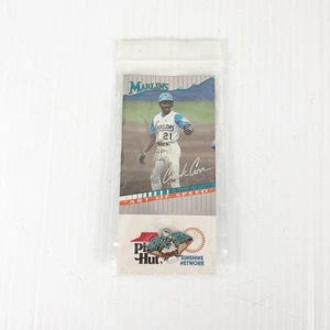 Vintage 1994 Florida Marlins Chuck Carr Stadium Giveaway Art of Speed Pin - Picture 1 of 3