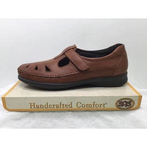 SAS Roamer Chestnut Brown Slipper Loafer Damen 7N Comfortschuhe Neu - Bild 1 von 11