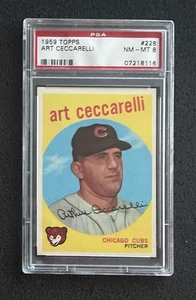 1959 Topps - #226 Art Ceccarelli - PSA 8 - Imagen 1 de 2