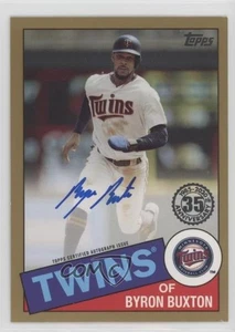 Serie de béisbol 2020 Topps 1985 2 dorado/50 Byron Buxton #85A-BBU automático - Imagen 1 de 3