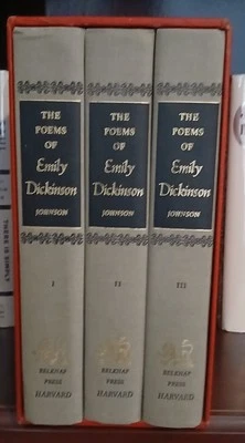 Emily Dickinson The Poems Three Volume Johnson Edition - Image 1 of 4