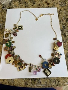 Lucy Isaacs Gold Gambling/lucky Charm Necklace - Picture 1 of 7