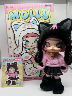 Authentic PopMart Molly Peekaboo 1/8 Action Figure - Black Cat {SECRET}  - Image 1 of 4