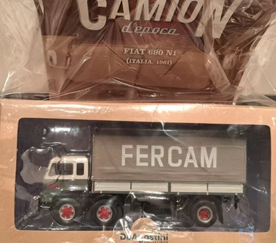 DE AGOSTINI 1:43 Camion d'epoca Vintage Trucks Fiat 690 FERCAM - Immagine 1 di 4
