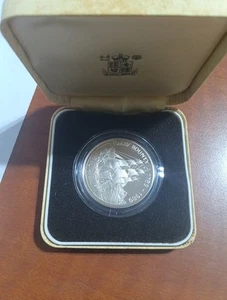 Pitcain Islands. 1989 Silver - $1 Dollar Mutiny on Bounty.. Proof - 28.28g .925 - Picture 1 of 3