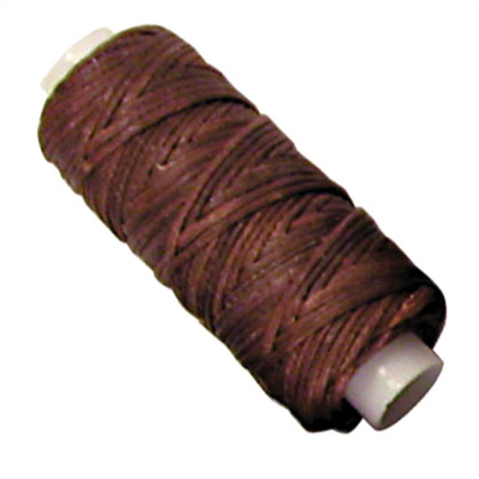 Waxed Braided 25 Yard Brown Cord Sewing Thread 11210-02 Tandy Leather Crafts - Image 1 of 1