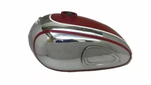HOREX RESIDENT RED & CHROME GAS FUEL PETROL TANK - Foto 1 di 4