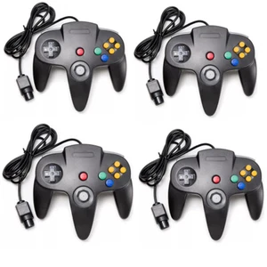 4PACK Wired Controller Joystick Compatible With Nintendo 64 N64 Game Console - Picture 1 of 11