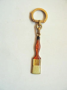 Porte clé AUGIS Pinceau LE HERISSON Publicitaires Keychain émaillé peinture - Imagen 1 de 1