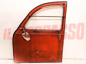 PORTA PORTIERA ANTERIORE SINISTRA VETRO SPECCHIO MANIGLIA CITROEN 2 CV CAVALLI - Picture 1 of 7