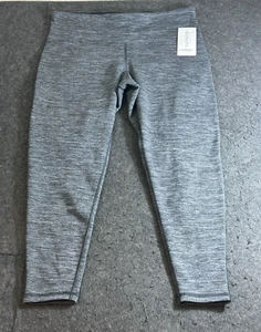 Athleta Leggings Altitude Tight in Polartec Power Stretch Grey Women's 1X 486200 - Picture 1 of 9