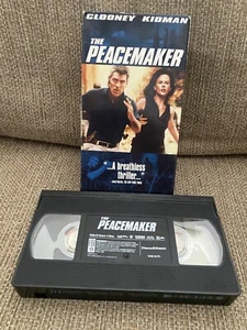 The Peacemaker VHS 1998 George Clooney Nicole Kidman Movie Film - Picture 1 of 3