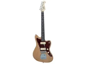 Monoprice Offset OS40 DLX Plus Alder Electric Guitar with Gig Bag Natural Color - Picture 1 of 6
