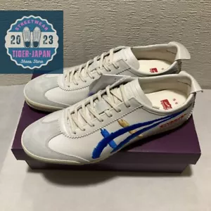 Onitsuka Tiger MEXICO 66 DELUXE NIPPON MADE 1181A119 101 White Directoire Blue - Picture 1 of 11