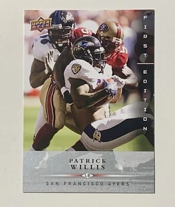2008 Upper Deck First Edition Patrick Willis #125 San Francisco 49ers - Picture 1 of 2