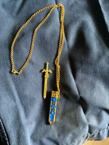 Legend of Zelda Master Sword Necklace Pendant Breath of the Wild - Picture 1 of 4