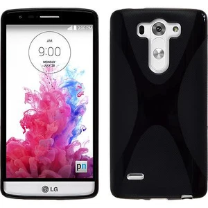 Silicone Case for LG G3 S X-Style black + protective foils - Picture 1 of 1