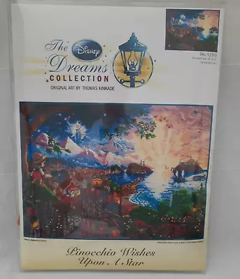 Thomas Kinkade Disney Collection ~ Pinocchio Wishes Upon A Star Cross Stitch Kit - Image 1 of 4
