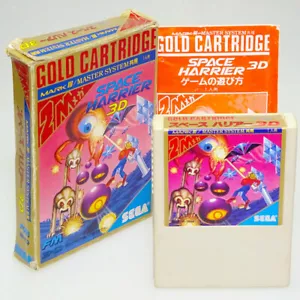 SPACE HARRIER 3D Sega markIII Japan Import mark3 Shooter somewhat used Complete - Picture 1 of 3