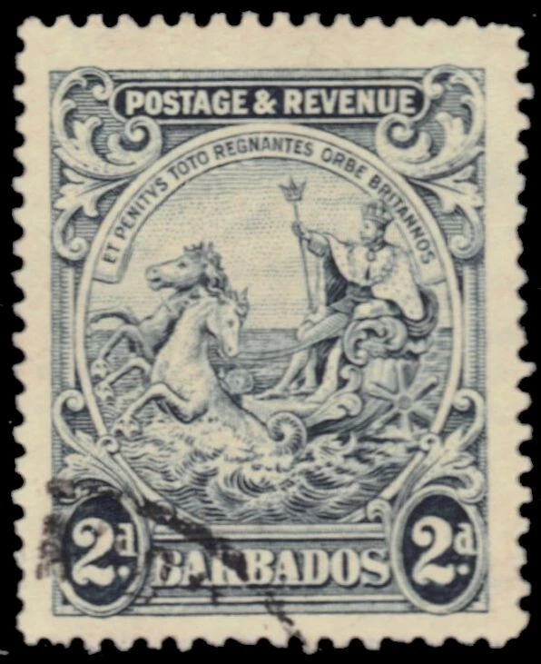 BARBADOS 169 (SG232) - Badge of the Colony "1925 Grey" (pb77471) - Изображение 1 из 1