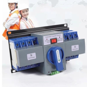 Nuevo interruptor de corriente de emergencia 63A interruptor de carga interruptor de transferencia doble 4P 220V - Imagen 1 de 10