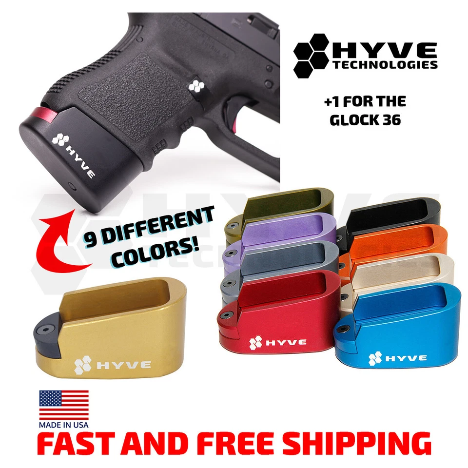 Hyve Technologies +1 Mag Base Pad for the Glock 36 plus one