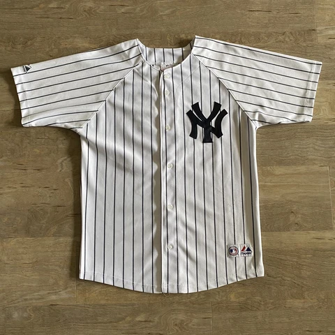 Alex Rodriguez NY Yankees Majestic Home Jersey  New York MLB Medium? Pinstripe Cover