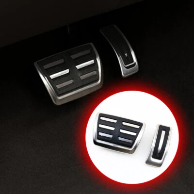 Cubierta de pastillas de pedal de freno de gasolina Accelerate para Audi A4 A5 Q5 Q7 Porsche 2017-2024 Foto 1 de 4