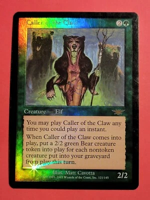 Caller of the Claw Foil Legions MTG Magic 121 /145 2003 Matt Cavotta - Image 1 of 4