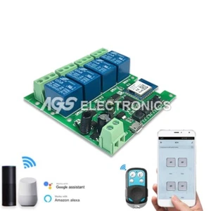 TY4CH-12VRF MODULO INTERRUTTORE RELE WIFI INTELLIGENTE PER TUYA ALEXA GOOGLE - Picture 1 of 1