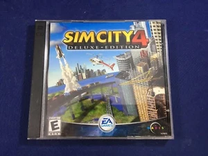 Sim City 4 Deluxe Edition Vintage PC Game Software 2003 Electronic Arts - Picture 1 of 9