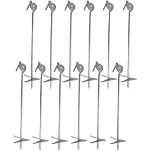Bodenanker Erdanker Grundanker 12 Stück 58 cm Spielgeräte Schaukelanker Anker - Bild 1 von 5