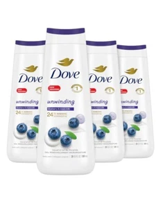Blueberry & Moon Milk, 4 unidades - Jabón corporal Dove desenrollable - Imagen 1 de 8