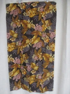 ROBERT KAUFMAN Native Arts leopard floral Fabric 24" X 42" quilting sewing - Picture 1 of 5