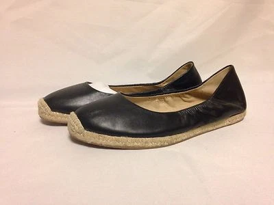 Via Spiga Arnelia Ballet Plano 7.5 M Cuero Negro Nuevo con Caja Foto 1 de 4