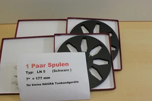 Tonbandspule 7"= 177,6mm 1 Paar - kl.Nagra Grundig Saba - Artikel-Nr. LN5 - Bild 1 von 3