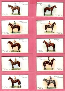 PLAYERS: Derby & Grand National Winners 1933 Full Set 50 Cigarette Cards - Picture 1 of 10