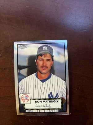 2021 Topps Chrome Platinum Anniversary Don Mattingly #696 - Image 1 of 2