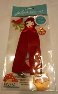 FREE SHIP NIP Jolee's Boutique Stickers Posable Red Riding Hood diy craft card - Picture 1 of 3