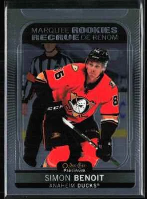 2021-22 O-Pee-Chee Platinum Simon Benoit Rookie #235 H10R4H - Image 1 of 2