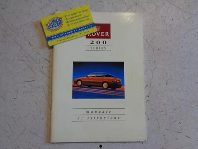 LIBRETTO USO E MANUTENZIONE ROVER SERIE 200 - EDIZIONE 1990 - ORIGINALE - Immagine 1 di 2